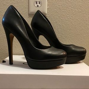 ALDO Classic Black Leather Pumps